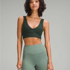 Lululemon Align V-Neck Green Sports Bra